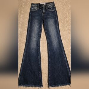 Flying Monkey Dark Blue Flare Jeans